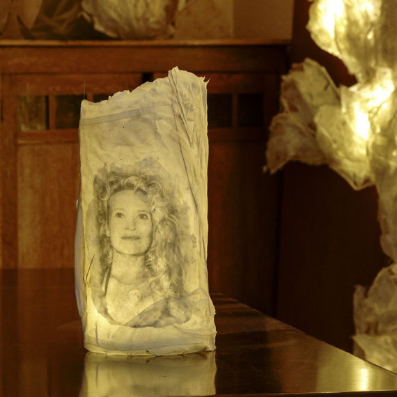 Liebeslicht aus Spargelschalen mit Foto